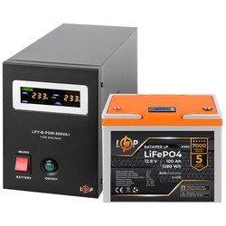 ИБП Logicpower LPY-B-PSW-800VA Plus + LP LiFePO4 LCD 12V 100 Ah 800&nbsp;ВА