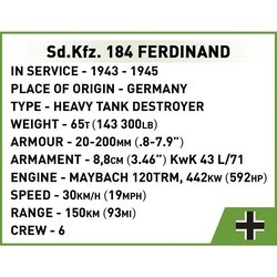 Конструкторы COBI Sd.Kfz. 184 Ferdinand 2583
