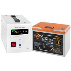 ИБП Logicpower LPY-PSW-500VA Plus + LP LiFePO4 LCD 12.8V 100 Ah 500&nbsp;ВА