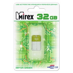 USB Flash (флешка) Mirex ARTON (зеленый)