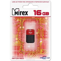 USB Flash (флешка) Mirex ARTON 16Gb (красный)