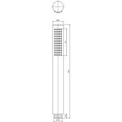 Душевые системы Omnires MICROPHONE MICROPHONEX-RCR