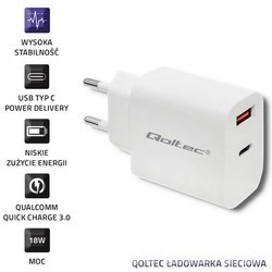 Зарядки для гаджетов Qoltec 51714