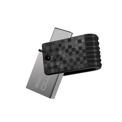 USB Flash (флешка) Qumo Lex USB 3.0 16Gb (серый)