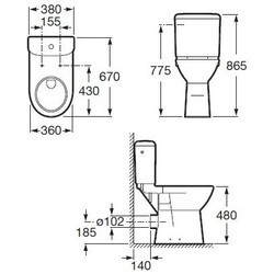 Унитаз Roca Access 342236