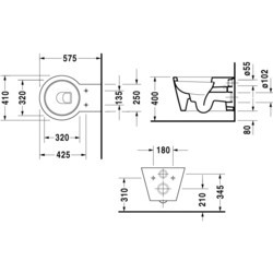 Унитаз Duravit Starck 1 021009