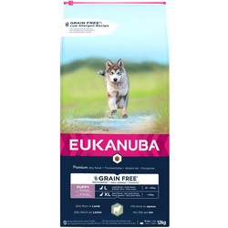 Корм для собак Eukanuba Grain Free Puppy Large Breed Lamb 12 kg