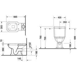 Унитаз Duravit 1930 Series 022709