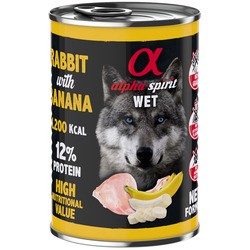 Корм для собак Alpha Spirit Wet Rabbit/Banana 400 g 1&nbsp;шт