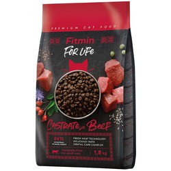 Корм для кошек Fitmin For Life Castrate with Beef  1.8 kg