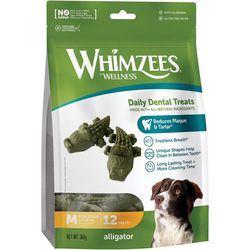Корм для собак Whimzees Dental Treasts Alligator M 360 g 12&nbsp;шт