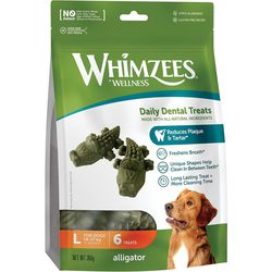 Корм для собак Whimzees Dental Treasts Alligator L 360 g 6&nbsp;шт