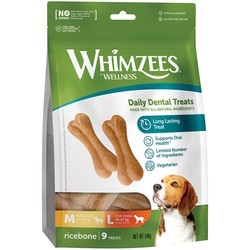Корм для собак Whimzees Dental Treasts Ricebone M/L 540 g 9&nbsp;шт
