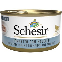Корм для кошек Schesir Adult Canned Tuna\/Hake 85 g