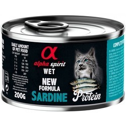 Корм для кошек Alpha Spirit Cat Canned Sardine Protein 200 g