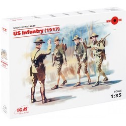 Сборные модели (моделирование) ICM US Infantry (1917) (1:35)