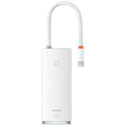 Картридеры и USB-хабы BASEUS Lite Series 5-in-1 USB-C to 3xUSB-A\/USB-C\/HDMI 0.2m