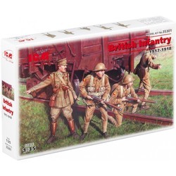 Сборные модели (моделирование) ICM British Infantry (1917-1918) (1:35)