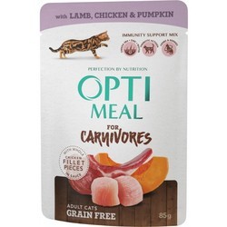 Корм для кошек Optimeal Adult Grain-Free Lamb Pouch 85 g