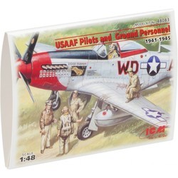 Сборные модели (моделирование) ICM USAAF Pilots and Ground Personnel (1941-1945) (1:48)