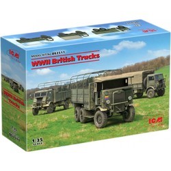 Сборные модели (моделирование) ICM WWII British Trucks (1:35)