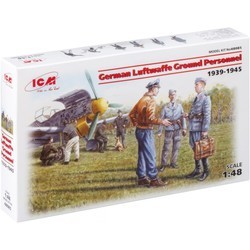 Сборные модели (моделирование) ICM German Luftwaffe Ground Personnel (1939-1945) (1:48)