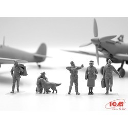 Сборные модели (моделирование) ICM RAF Pilots and Ground Personnel (1939-1945) (1:48)