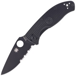 Ножи и мультитулы Spyderco Tenacious FRN Combination Edge Black