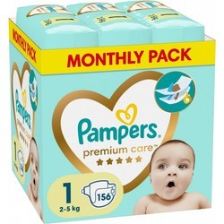 Подгузники (памперсы) Pampers Premium Care 1 \/ 156 pcs