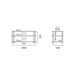 Подставка/крепление Just-Racks JRC1051