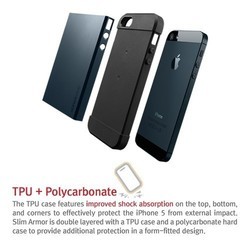 Чехол Spigen Slim Armor for iPhone 5/5S/SE