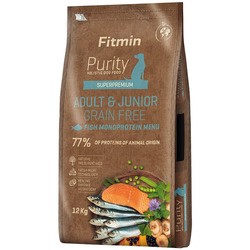 Корм для собак Fitmin Purity Grain Free Adult\/Junior Fish 12 kg