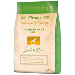 Корм для собак Fitmin Nutritional Programme Maintenance Mini Lamb\/Rice 2.5 kg