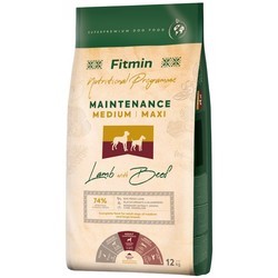 Корм для собак Fitmin Nutritional Programme Maintenance Medium\/Maxi Lamb\/Beef 12 kg