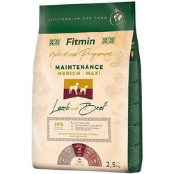 Корм для собак Fitmin Nutritional Programme Maintenance Medium\/Maxi Lamb\/Beef 2.5 kg