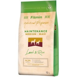 Корм для собак Fitmin Nutritional Programme Maintenance Medium\/Maxi Lamb\/Rice 12 kg