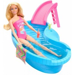 Куклы Barbie Pool Playset HRJ74