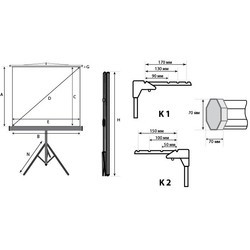 Проекционный экран Lumien Master View 165x122