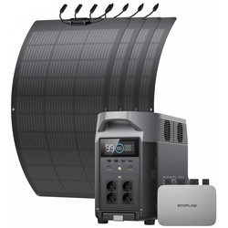 Зарядные станции EcoFlow DELTA Pro + Microinverter 800W + 4FLEXSP100W