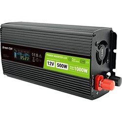 Автомобильные инверторы Green Cell Power Inverter LCD 12V to 500W\/1000W Pure Sine