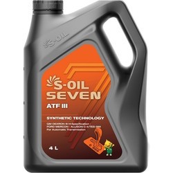 Трансмиссионные масла S-Oil Seven ATF III 4&nbsp;л