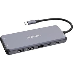 Картридеры и USB-хабы Verbatim USB-C Pro Multiport Hub CMH-14