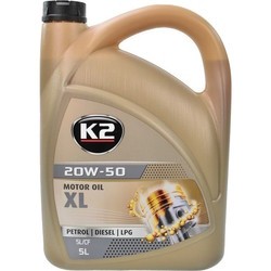 Моторные масла K2 Motor Oil 20W-50 XL 5&nbsp;л