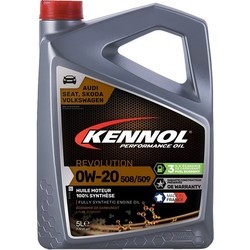 Моторные масла Kennol Revolution 508/509 0W-20 5L 5&nbsp;л