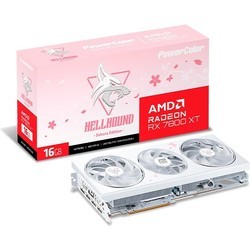 Видеокарты PowerColor Radeon RX 7800 XT Hellhound Sakura