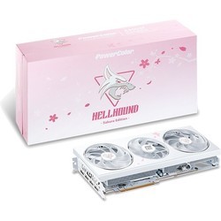 Видеокарты PowerColor Radeon RX 7800 XT Hellhound Sakura Limited