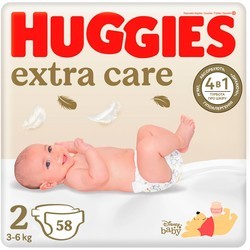 Подгузники (памперсы) Huggies Extra Care 2 \/ 58 pcs