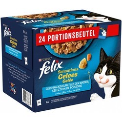 Корм для кошек Felix Sensations Jellies Fish 24 pcs