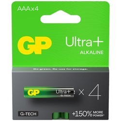 Аккумуляторы и батарейки GP Ultra Plus Alkaline G-Tech 4xAAA