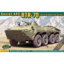 Сборные модели (моделирование) Ace Soviet APC BTR-70 Early Production Series (1:72)
